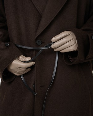 ssstein "LEATHER GLOVE〔OLIVE〕"