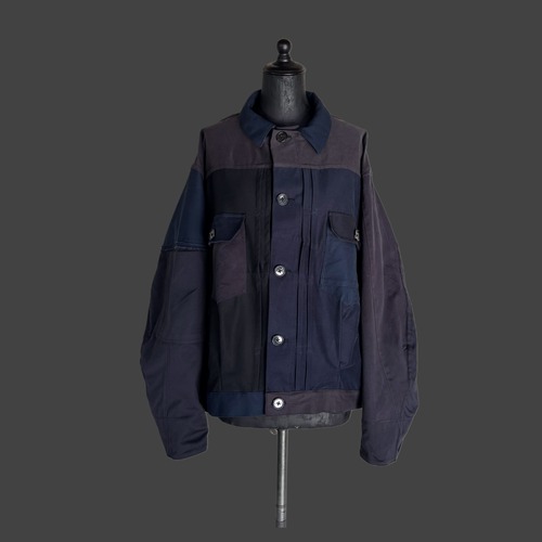 Reconstructed Work Trucker Jacket