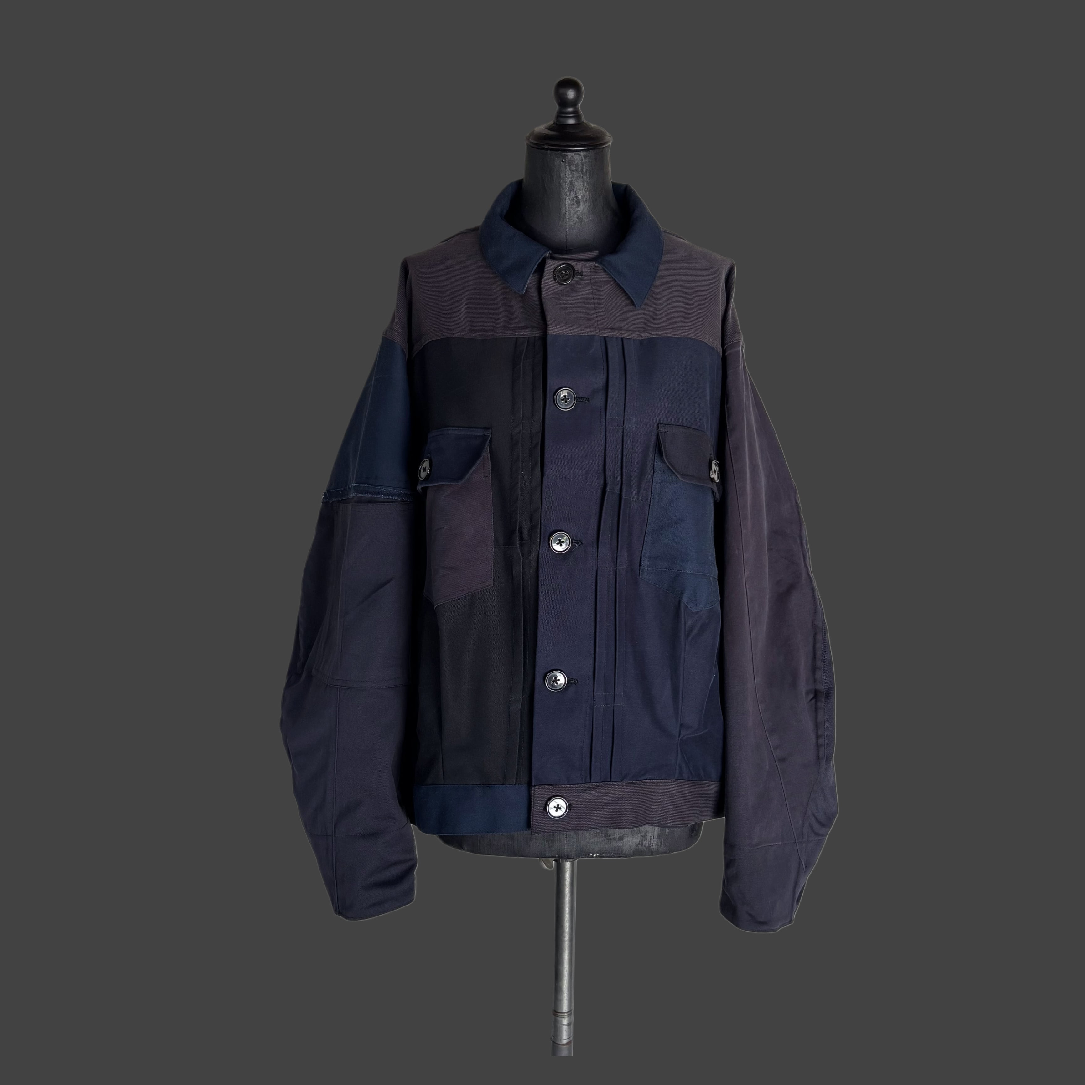 Reconstructed Work Trucker Jacket