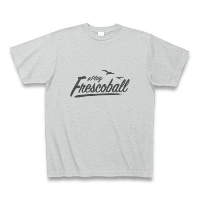 PLAY FRESCOBALL オリジナルTシャツ（グレー×グレー）