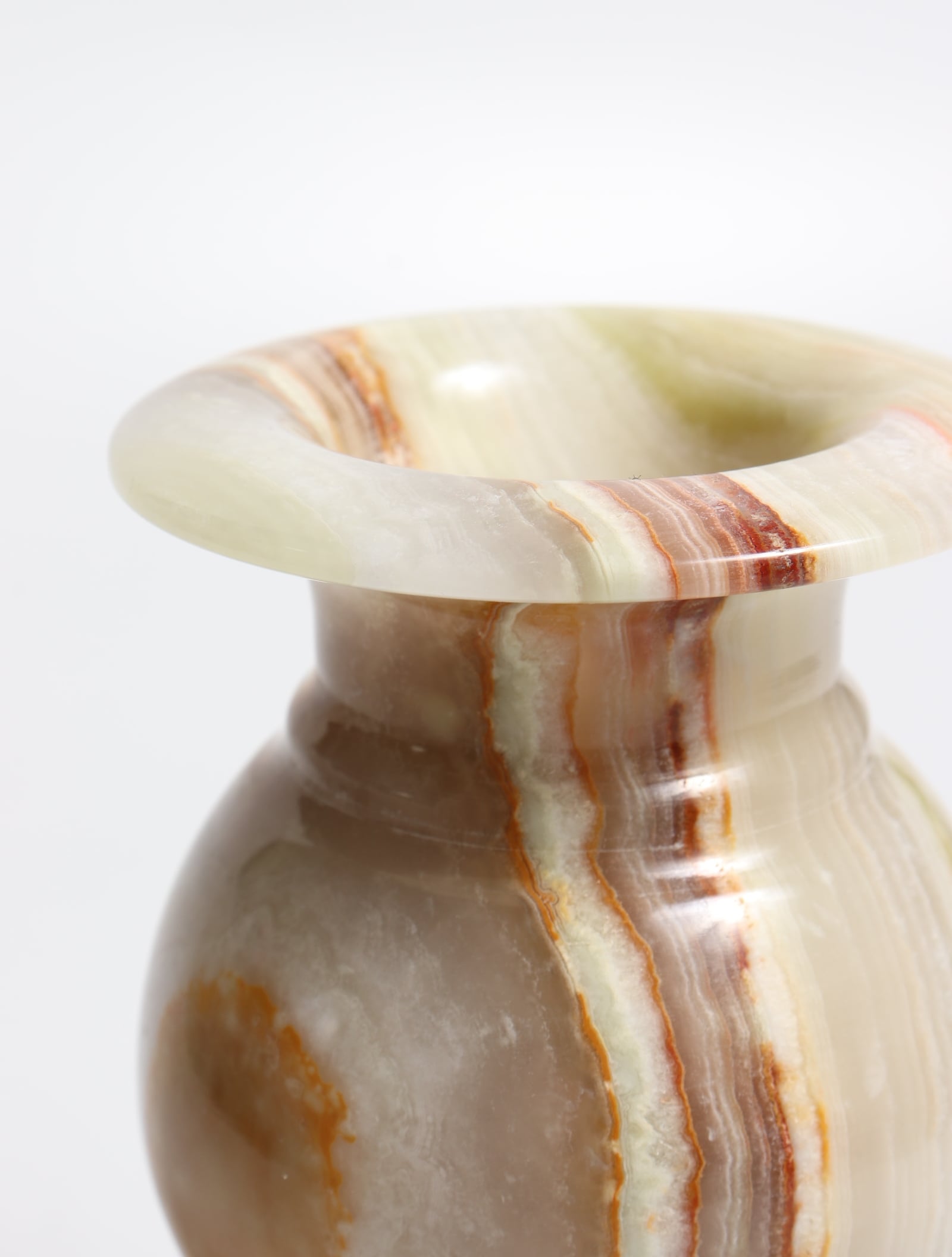 オニキス　フラワーベース　GENUINE ONYX　置物　ヴィンテージ 8