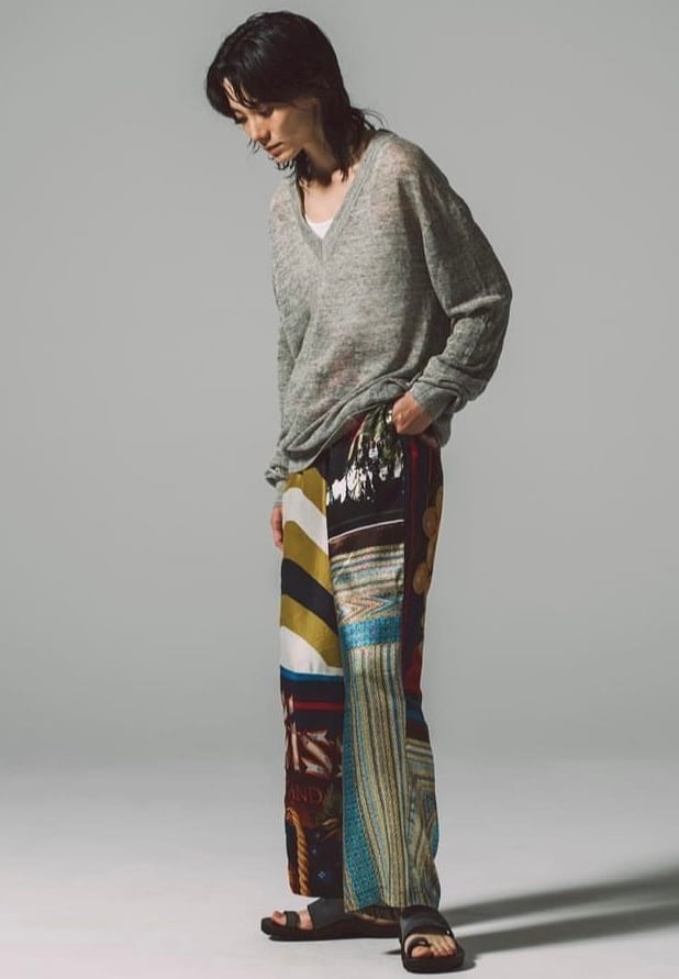 77circa circa make scarf patchwork pants | AAR