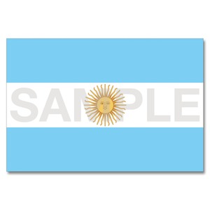 世界の国旗ポストカード ＜アメリカ＞ アルゼンチン共和国 Flags of the world POST CARD ＜America＞ Argentine Republic