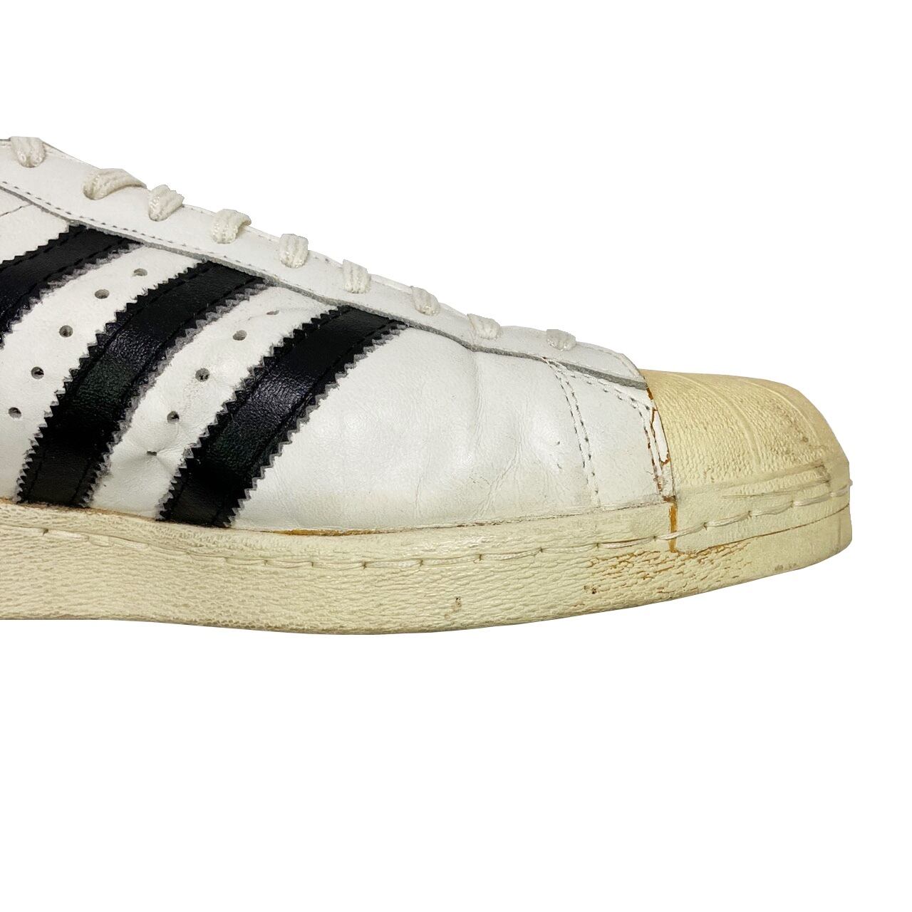 70`s adidas SUPERSTAR フランス製 金ベロ スーパースター SIZE 14