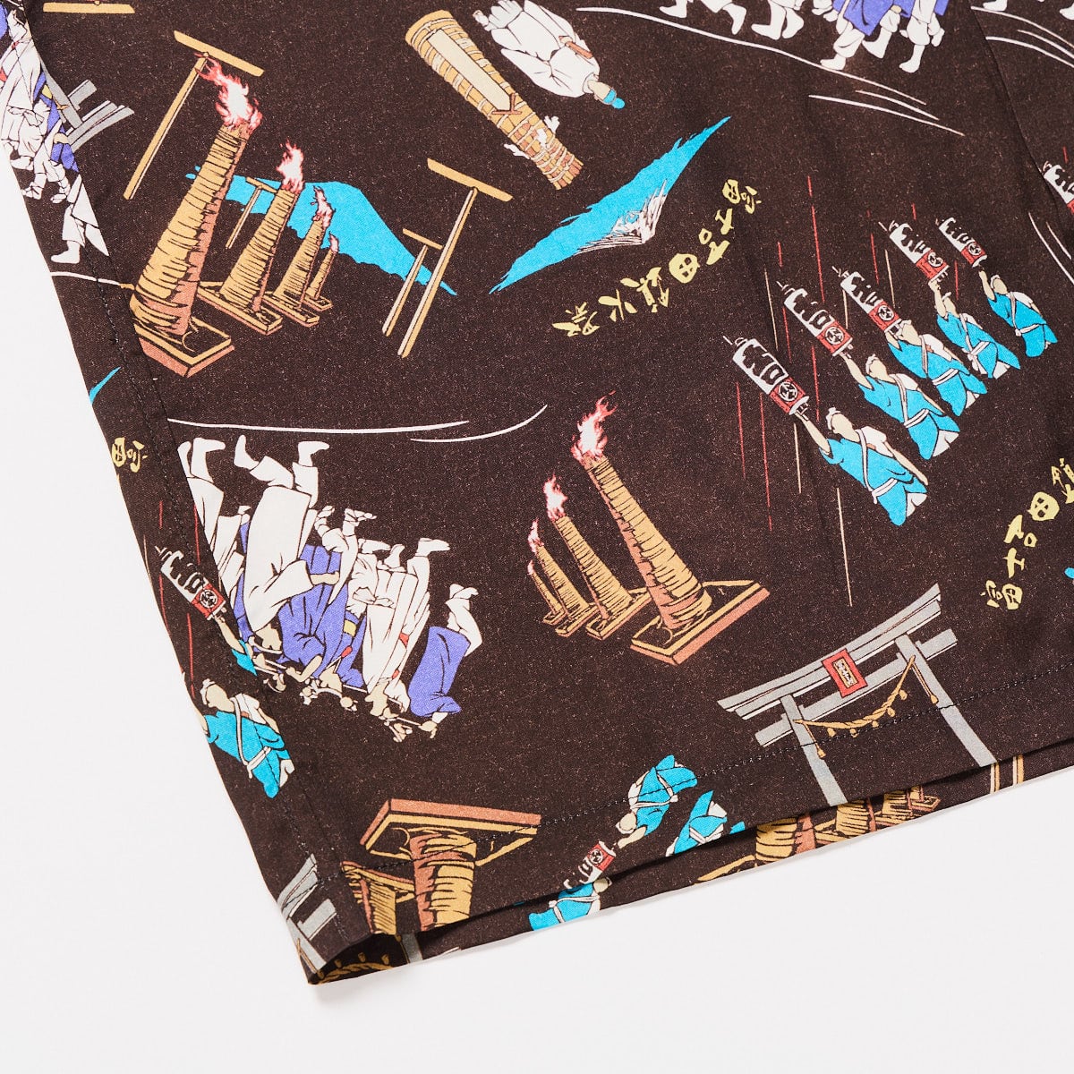 CHINKASAI SHORT SLEEVE - BLACK | FUJIALOHA