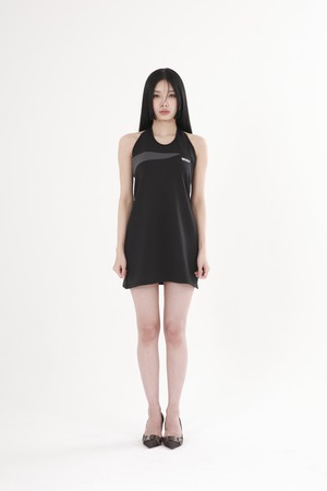[Wsc archive] Line halter dress 001 正規品 韓国ブランド 韓国通販 韓国代行 韓国ファッション