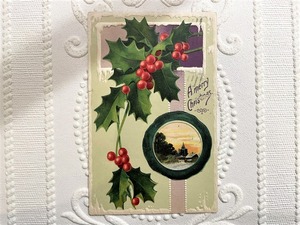 【GPG023】【Christmas】antique card /display goods