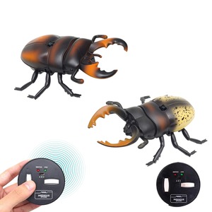 【人気】昆虫 ラジコン クワガタ 2種 アソート セット 玩具 〔 プレゼント/簡単操作/コンパクト 〕おもちゃ 大人 子供 本体充電式