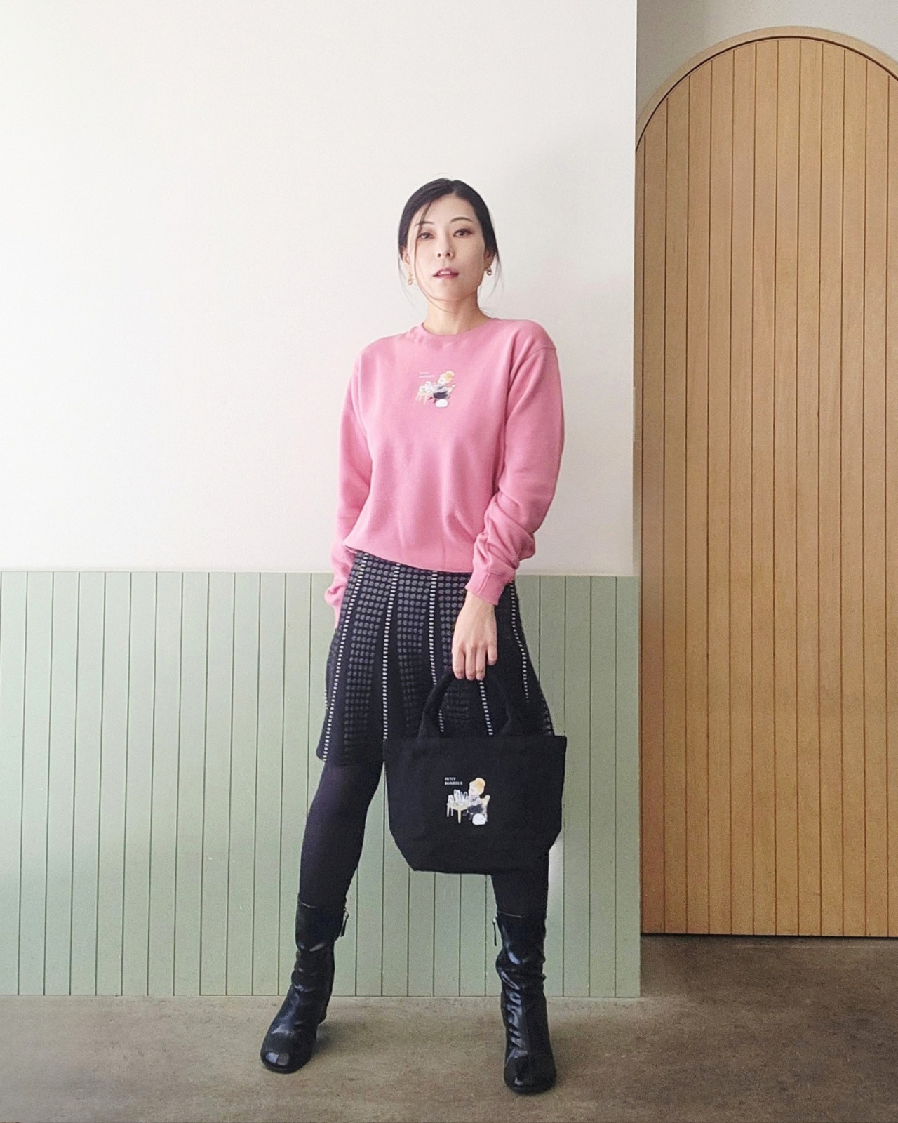 【11/30まで】Sweet_ヴィンテージ風トートバッグ - 4