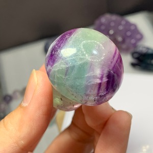 1.キノコフローライト置物