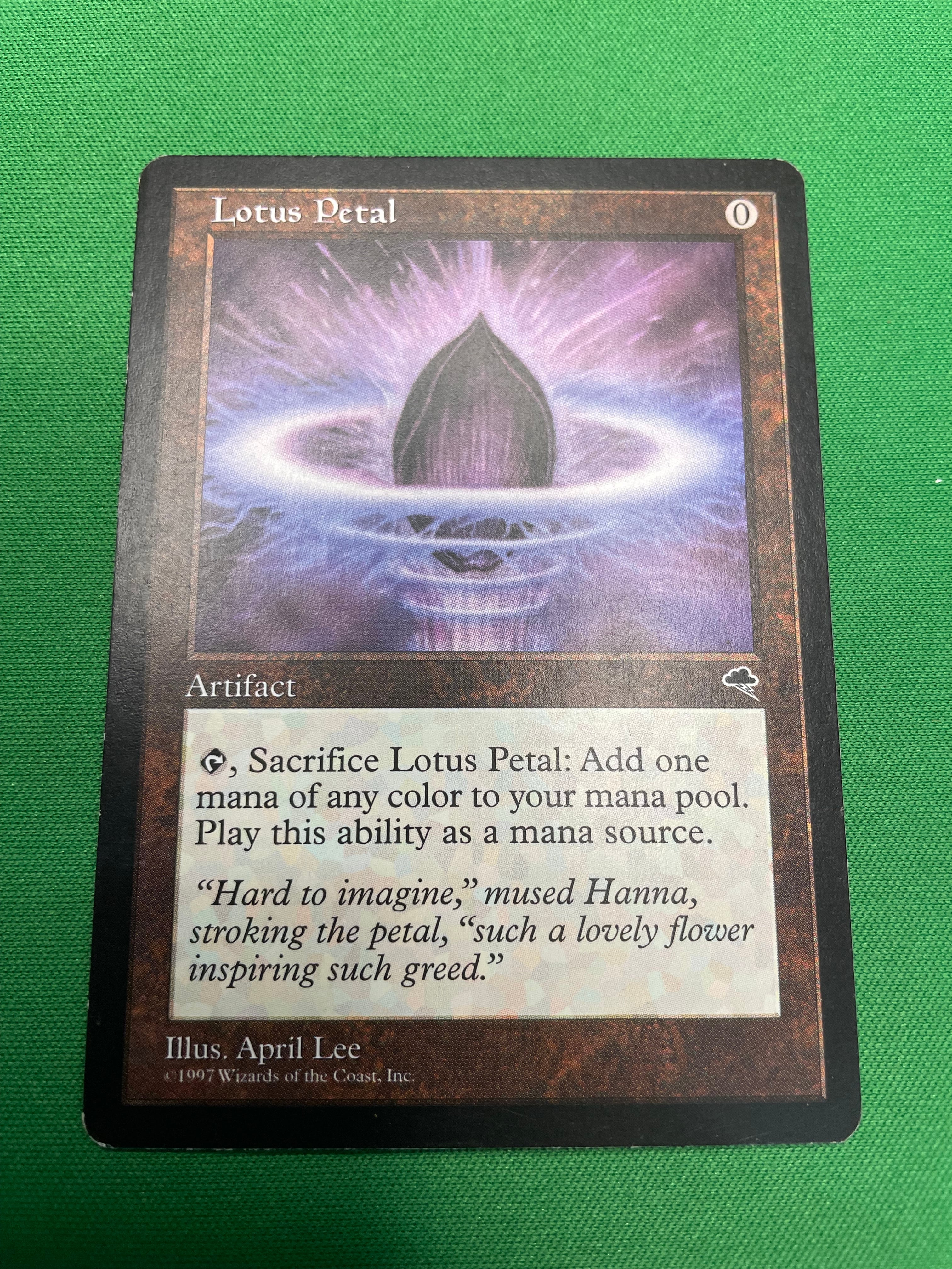 mtg 水蓮の花びら　テンペスト 水蓮の花びら/Lotus Petal/TMP/茶C EN NM－ | カードショップ セタシア