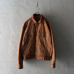 -ESPRIT- 90's leather tracker jacket
