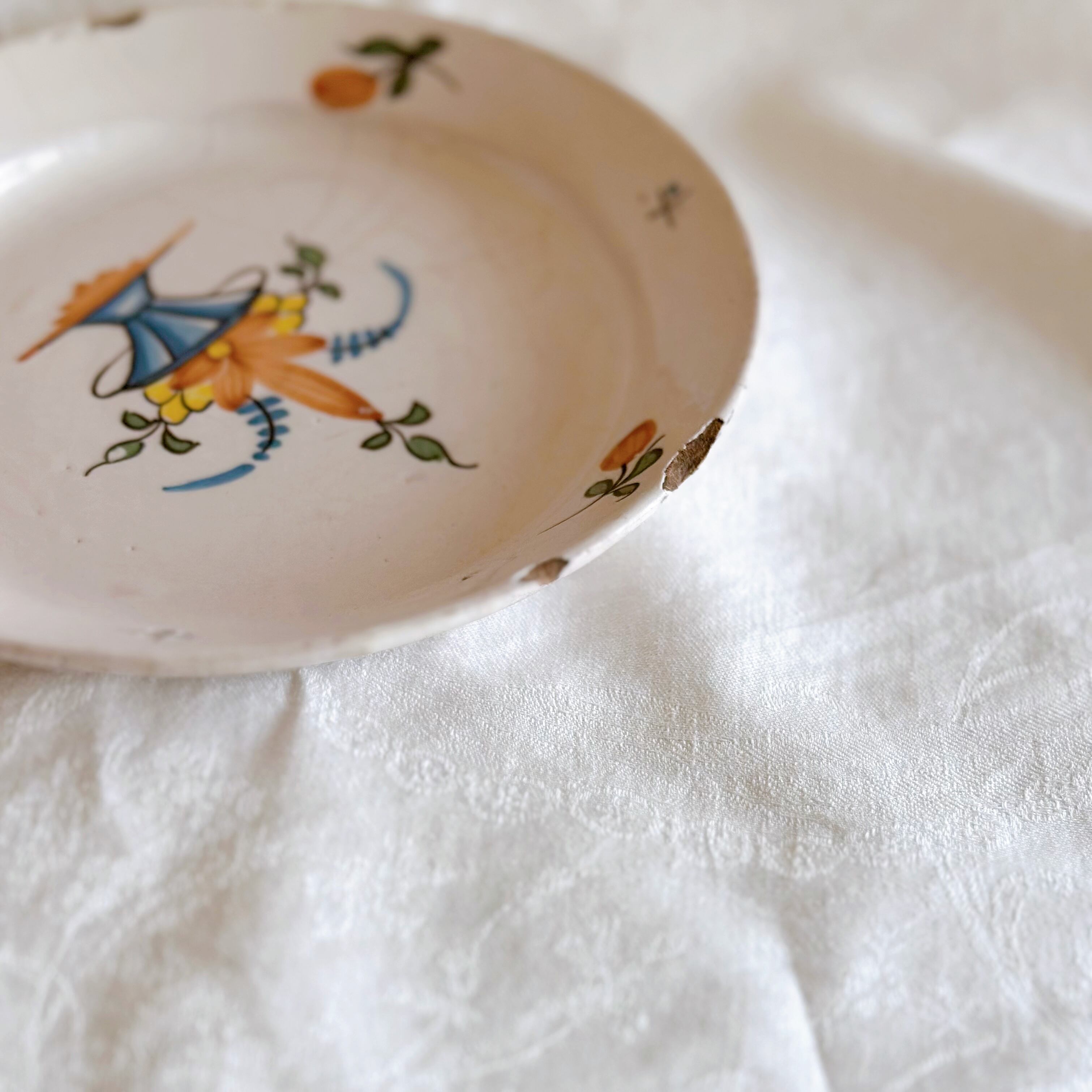 Nevers ヌヴェール窯 18世紀 プレート（フランス） | ぽわにえ・だ