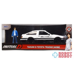 ジャダトイズ ハリウッド・ライド 1/24 頭文字D 1986 トヨタ トレノ AE86 ダイキャスト ミニカー 未開封 １号店商品