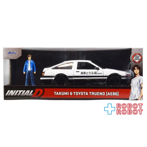 ジャダトイズ ハリウッド・ライド 1/24 頭文字D 1986 トヨタ トレノ AE86 ダイキャスト ミニカー 未開封 １号店商品