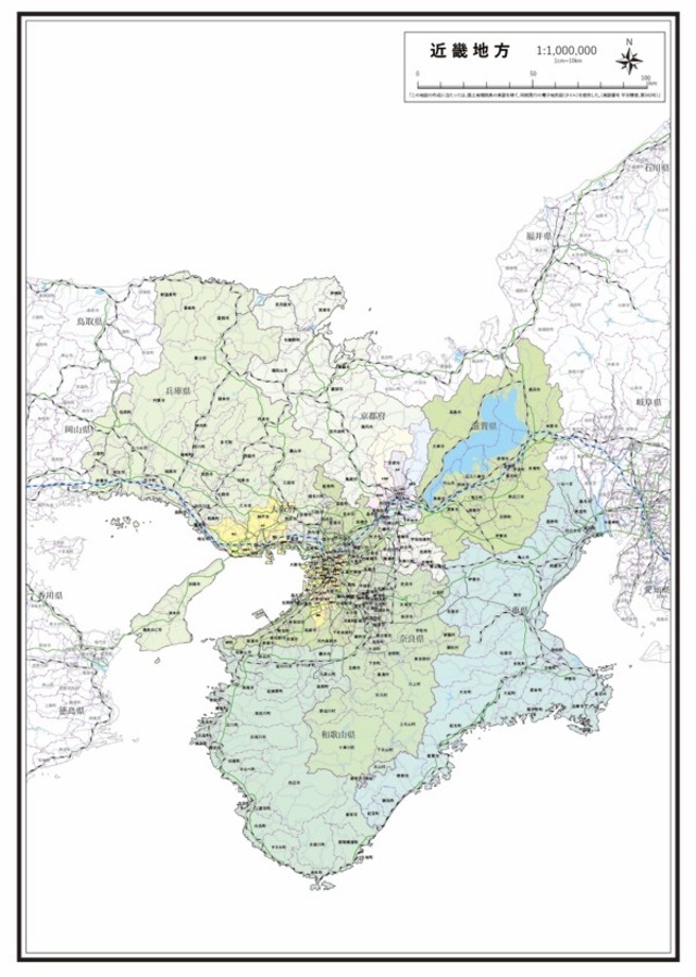 P5近畿地方 高速道路 K Kinki P5 楽地図 日本全国の白地図ショップ