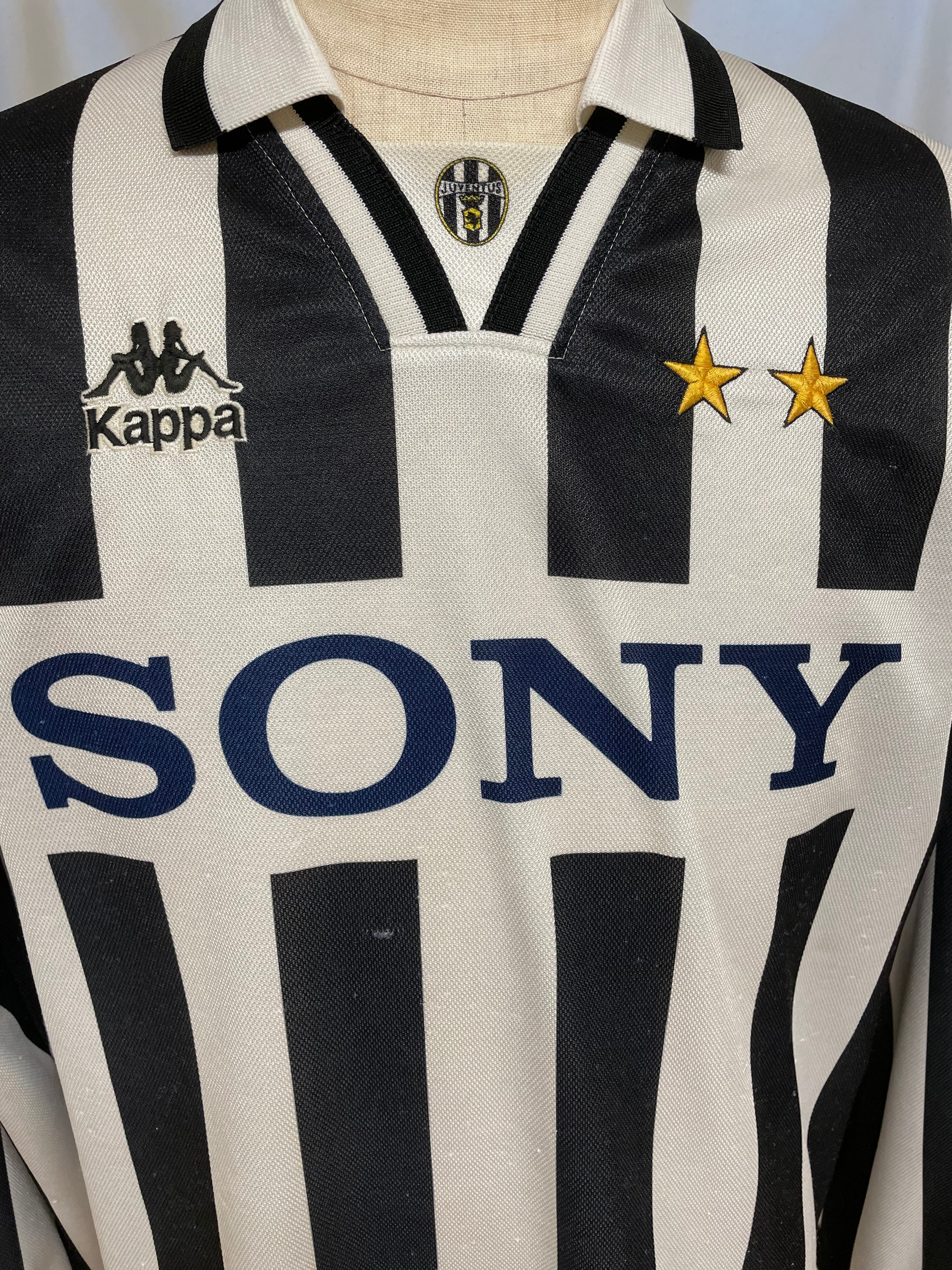 JUVENTUS Old Game Shirt 96-97 Home “ ZIDANE ” Made in ITALY / Long