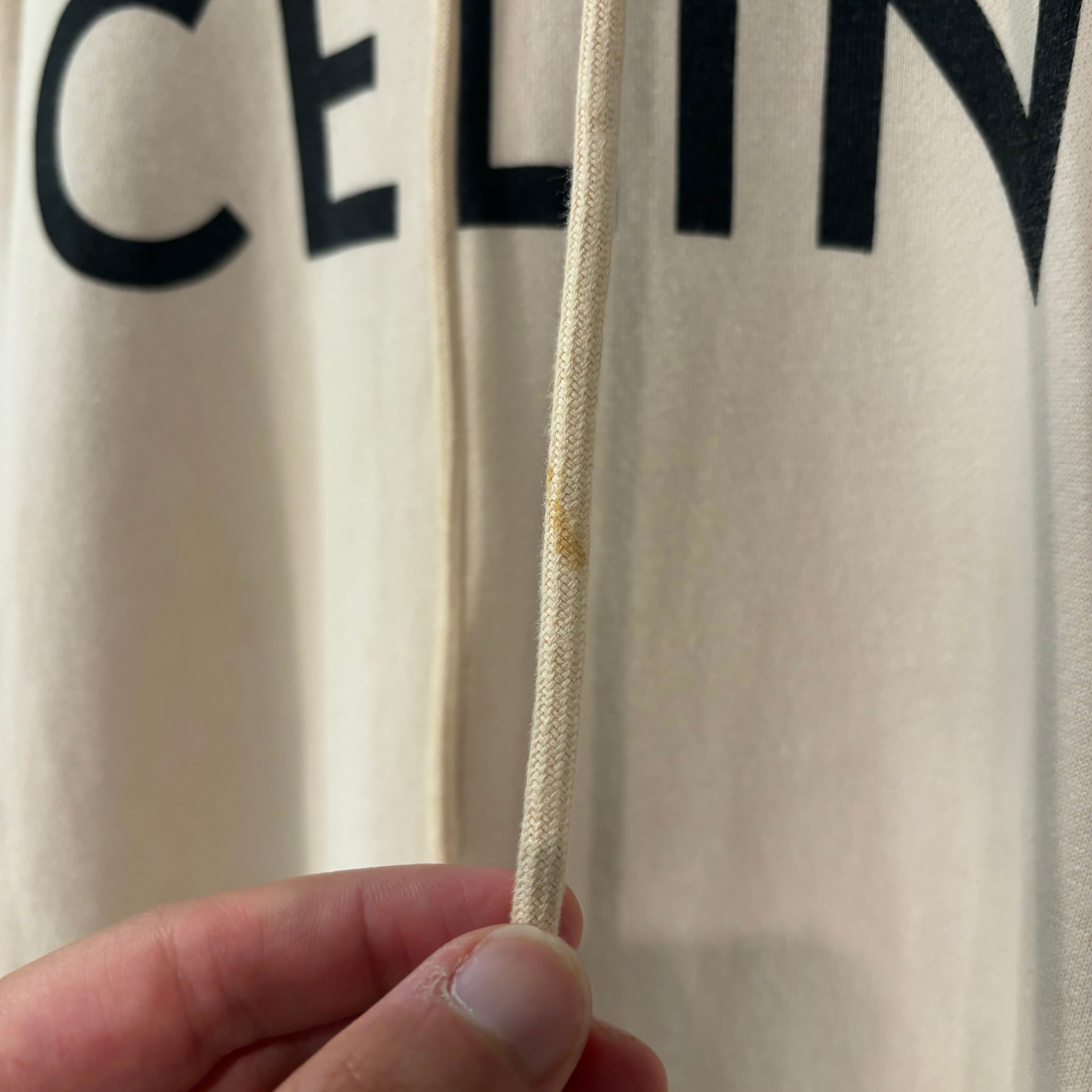 CELINE セリーヌ 21SS ロゴプリント ルーズスウェット プル CELINE セリーヌ 21SS ロゴプリント ルーズスウェット プル