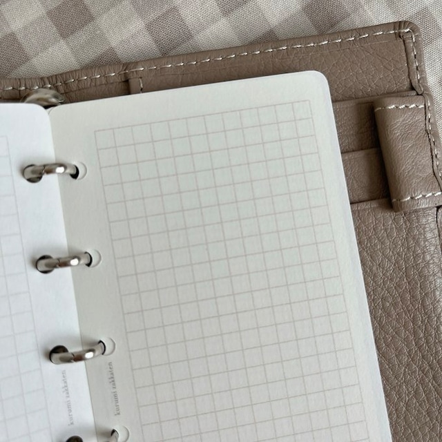 マイクロ5サイズ/やさしい4mm方眼リフィル