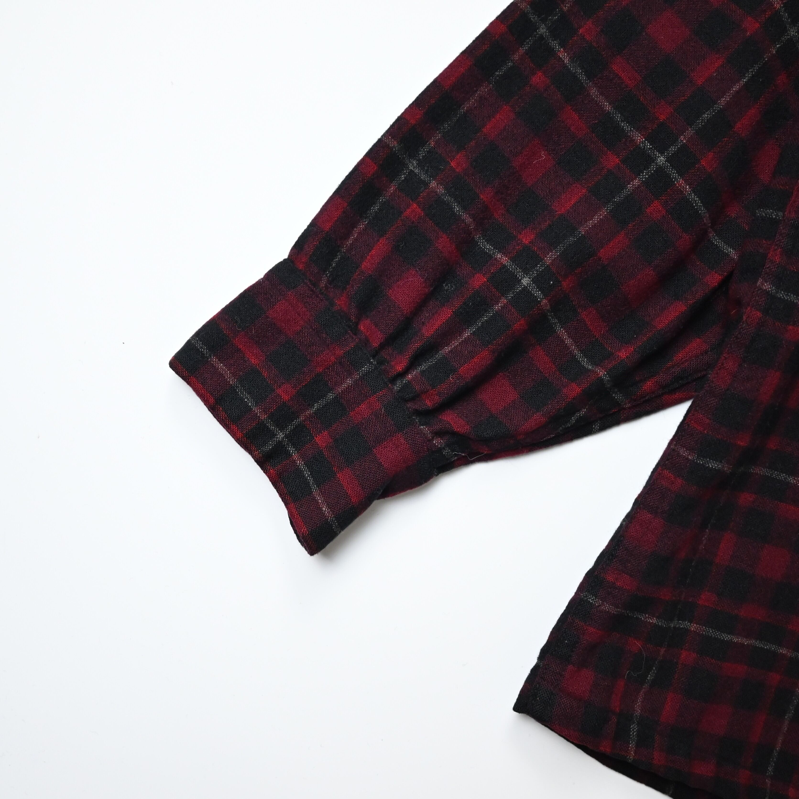 50's PENDLETON Wool Check board Shirt made in USA sizeL | GANKO