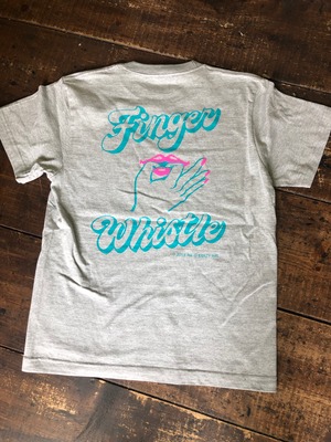 FINGER WHISTLE KLUB Tシャツ F&B グレー