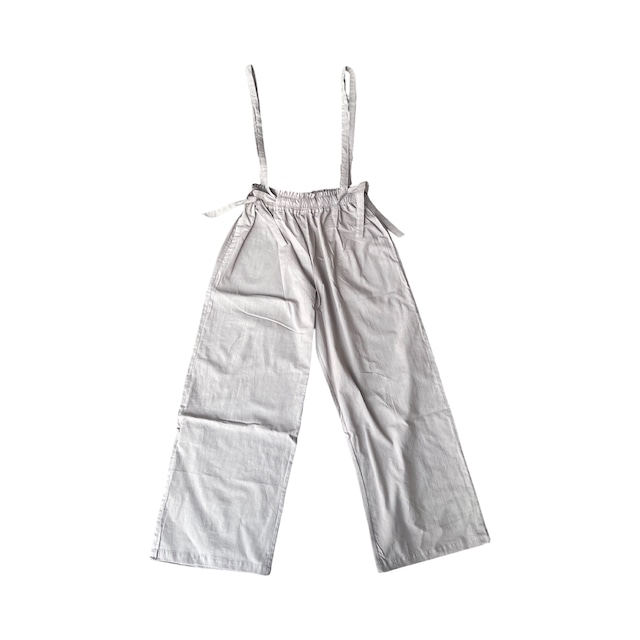 saruche Muji Indian cotton Long ribbon Trouser コットンパンツ Grey