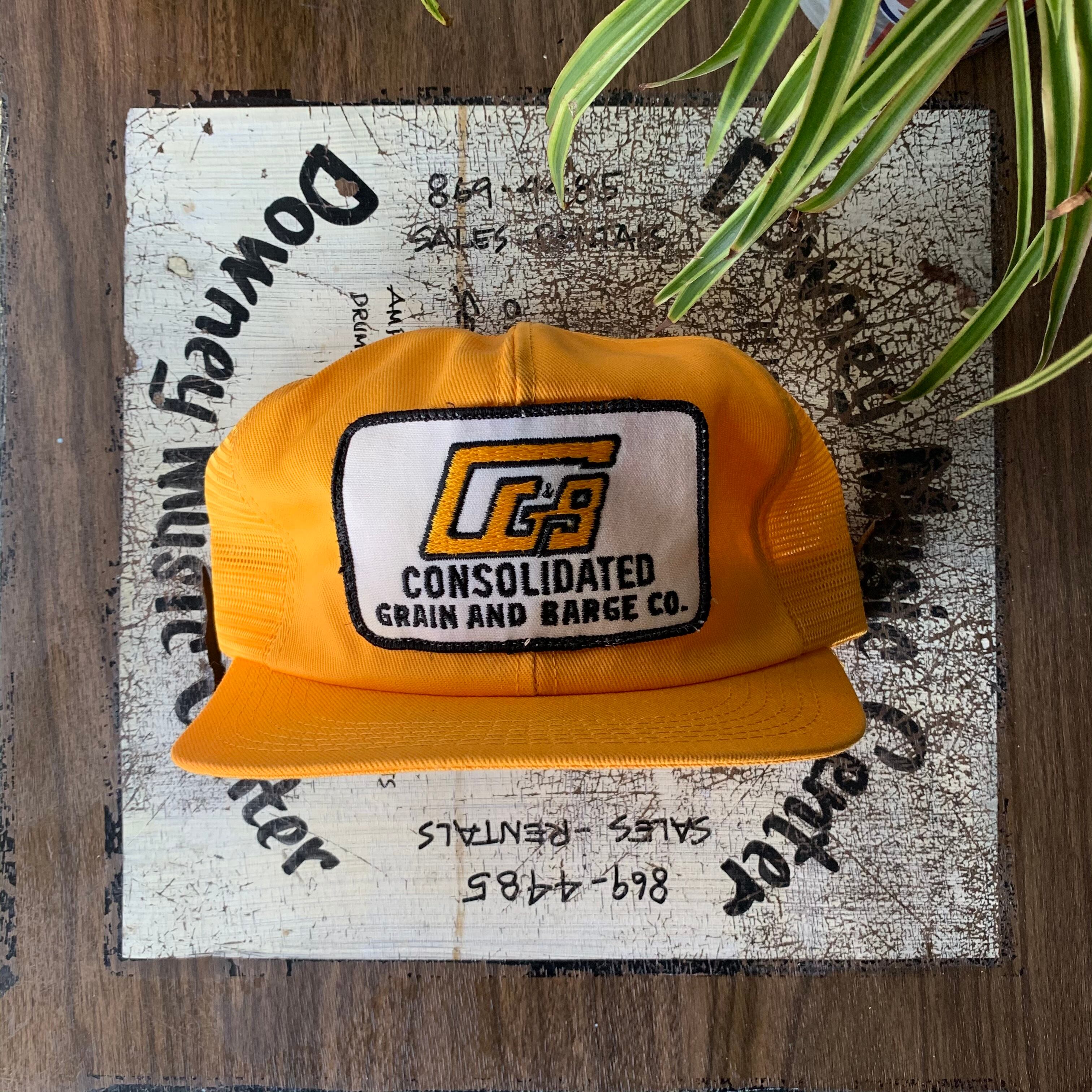 Vintage K-Products Mesh Trucker Hat SnapBack ”Consolidated Grain And Barge Co"