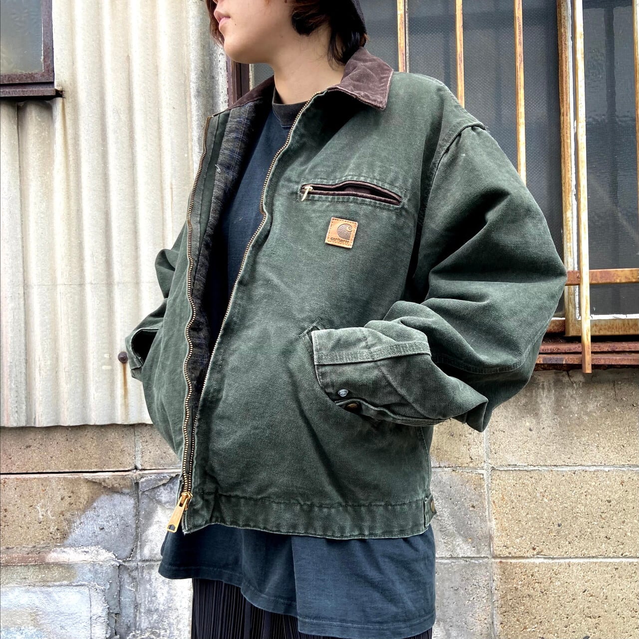 Carhartt カーハート デトロイトジャケット メンズXL相当 古着 ダック