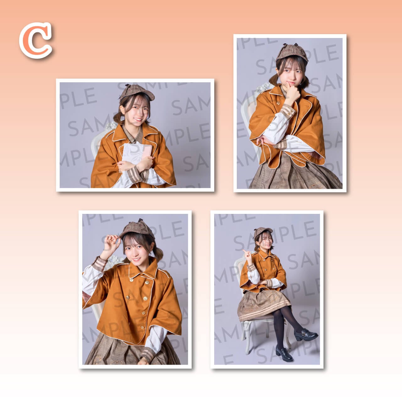 加藤結 生誕記念】ブロマイド4種1セット（×3パターン）【ZR0811