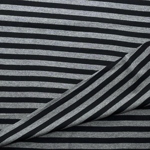 ★NN074◆2m◆綿100%フライスニット生地◆ボーダー