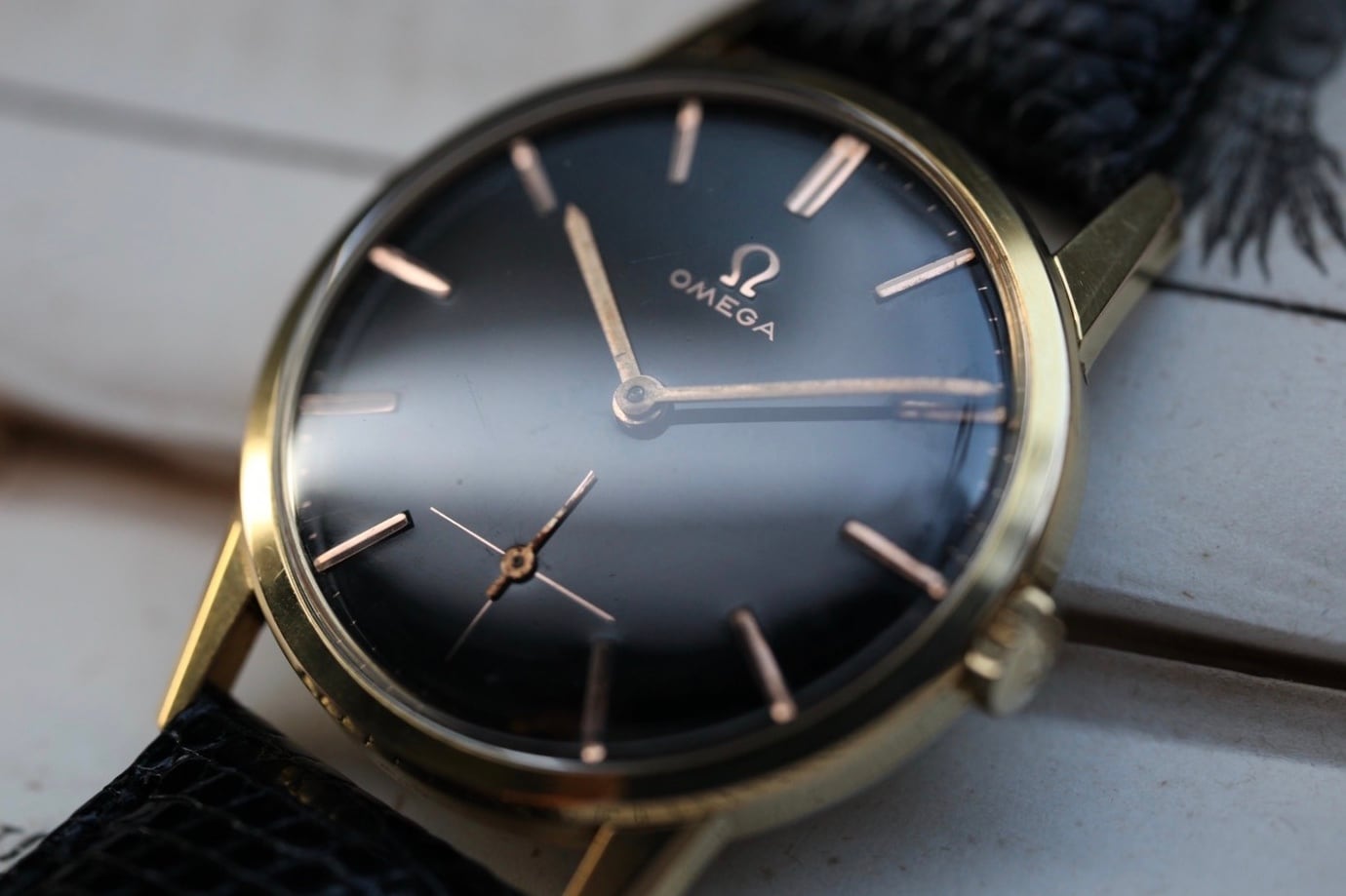 OMEGA】オメガ 1960's ”Black chocolate dial” 30mmキャリバー OMEGA】オメガ 1960's ”Black chocolate dial” 30mmキャリバー