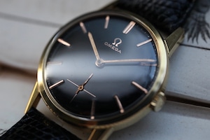 【OMEGA】オメガ 1960’s　”Black chocolate dial”  30mmキャリバー スモールセコンド オリジナルブラックミラーダイヤル　 ミント級  OH / vintagewatch  / Handwinding /   Cal.269