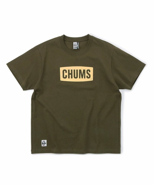 CHUMS(チャムス) Logo T-Shirt (ロゴTシャツ) CH01-1833 カーキ