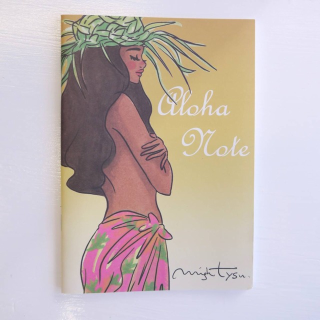 ★ハワイアン雑貨★ハワイ フラノート★ maunaloa／A5サイズ／レシピノート／プチギフト／マイティ・スー＜★ハワイアン雑貨★ハワイ フラノート★ maunaloa／A5サイズ／レシピノート／プチギフト／マイティ・スー＜サンセットアロハノート＞＞