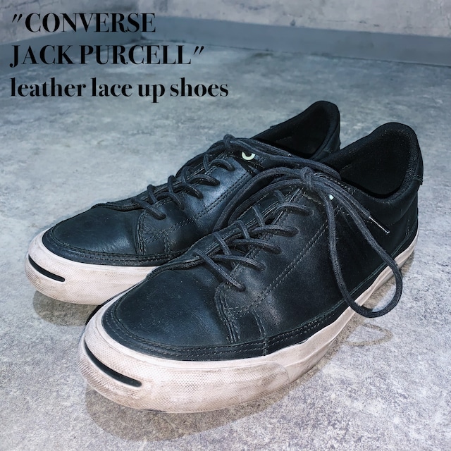 "CONVERSE JACK PURCELL"leather lace up shoes