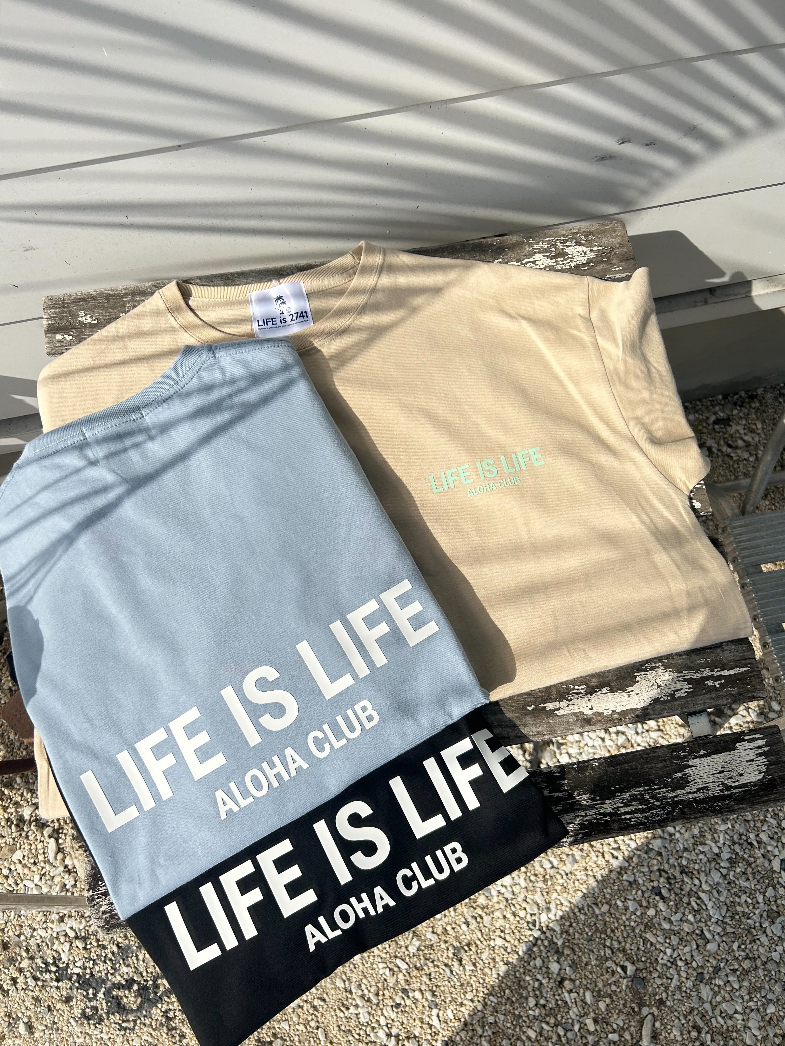 LIFE isオリジナル ラバーロゴTシャツ ¥6,990+tax