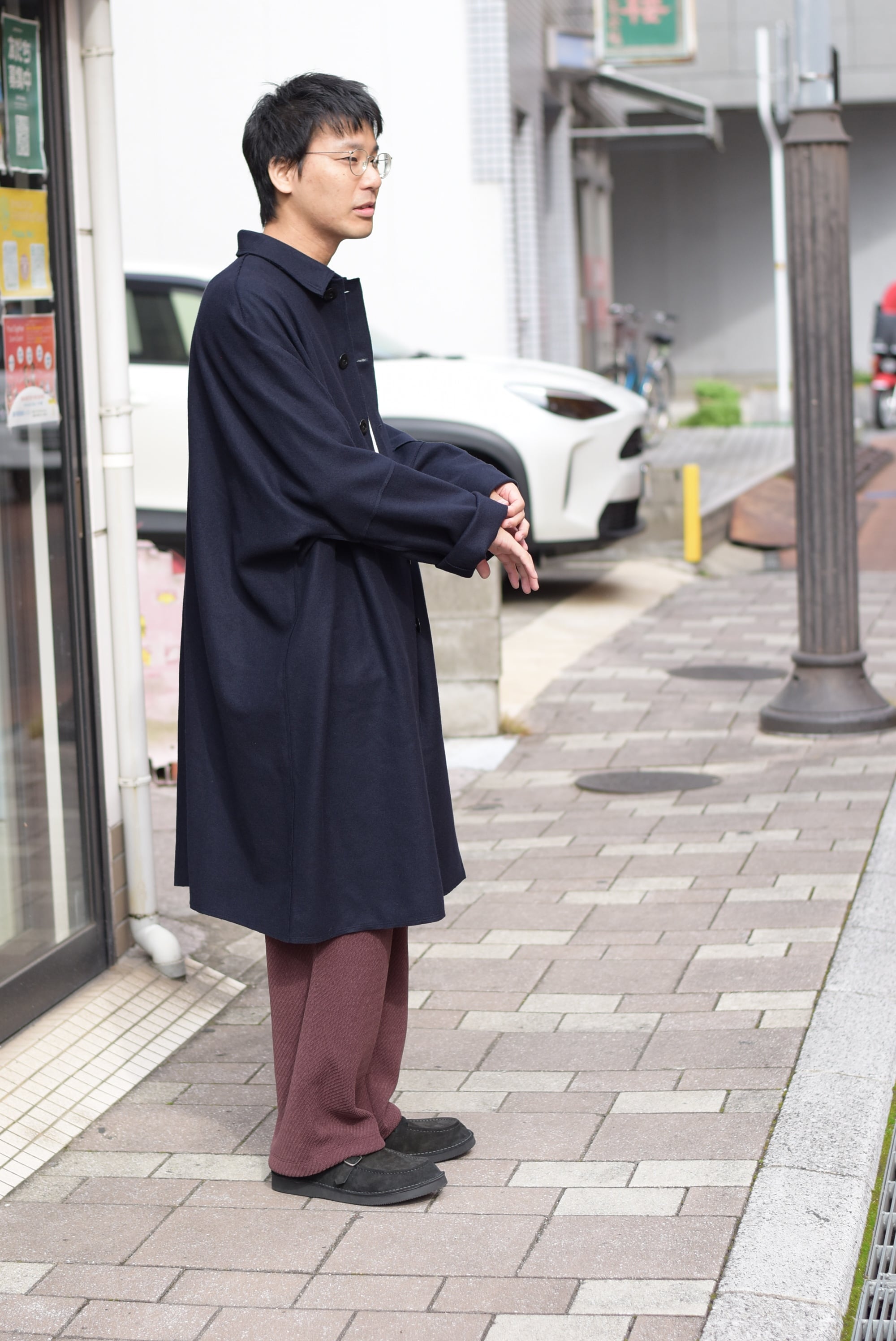 maillot】mature melton lots coat | theater(シアター)
