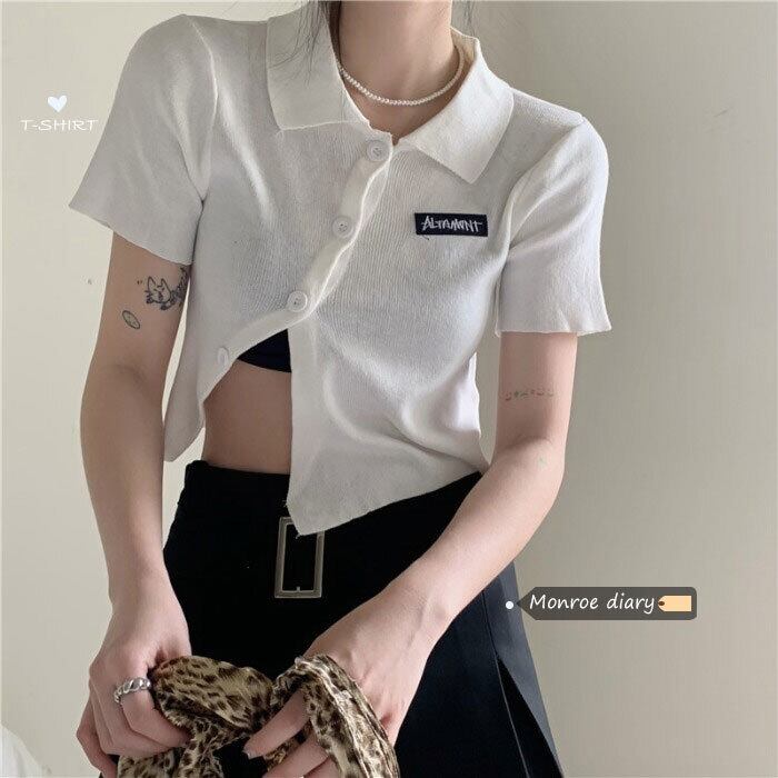 ニットセーター ショートカーディガンジャケット サマーカラートップス 夏物 モンロー2981741327