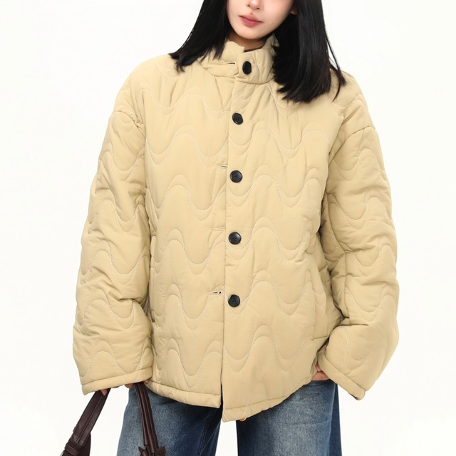 wave stitch design jacket　ウェーブステッチデザインジャケット　J1546