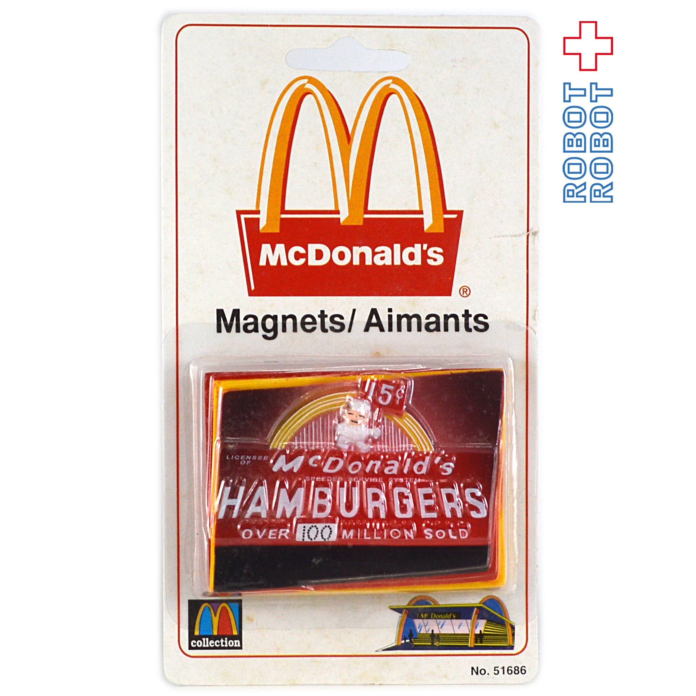 マクドナルドコレクション マグネット 看板 未開封 企業物 | ROBOTROBOT