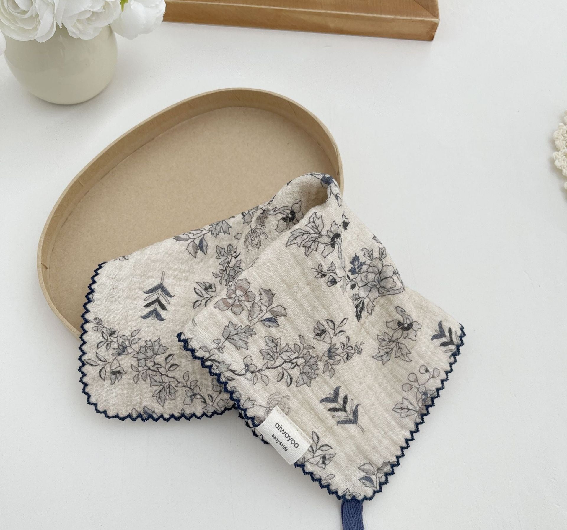 10color ガーゼハンカチ