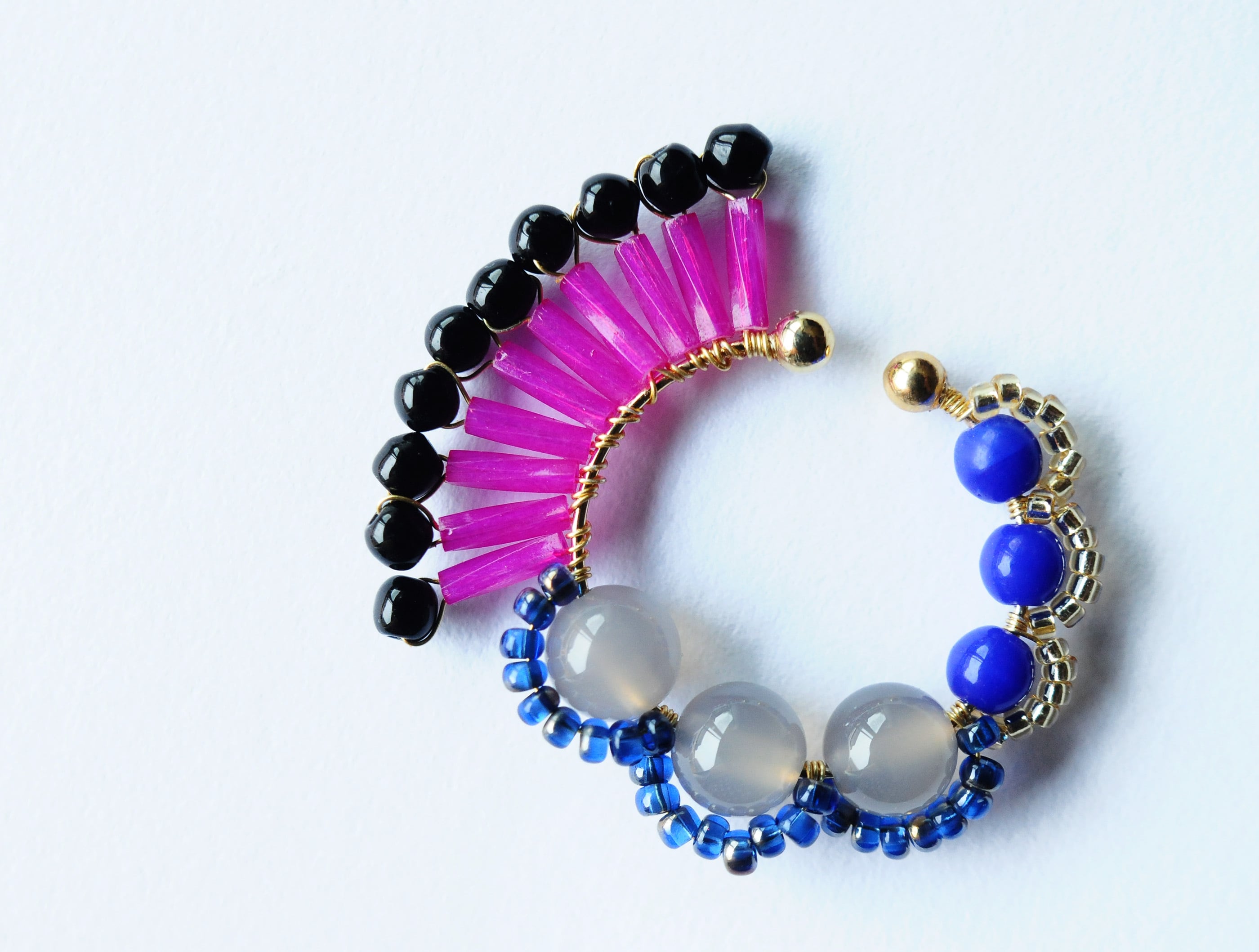 ＜Rollo～イロヅクビジュー～＞イヤーカフ『 ハミングバード/hummingbird 』<N>