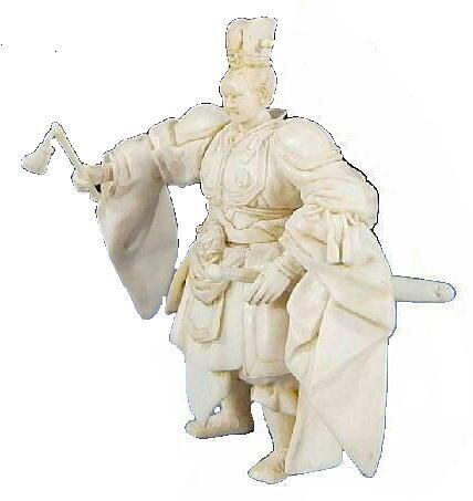 歴史人物フィギュア 1-10 曹操孟徳(無彩色) 三国志人物 中国