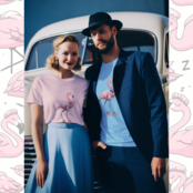 T-shirt -フラミンTシャツB 4114