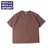 WALLA WALLA SPORT 6oz ポケットTシャツ メンズ|USAコットン・日本製|チューブボディ ヴィンテージ風 ワイドシルエット DARK BROWN