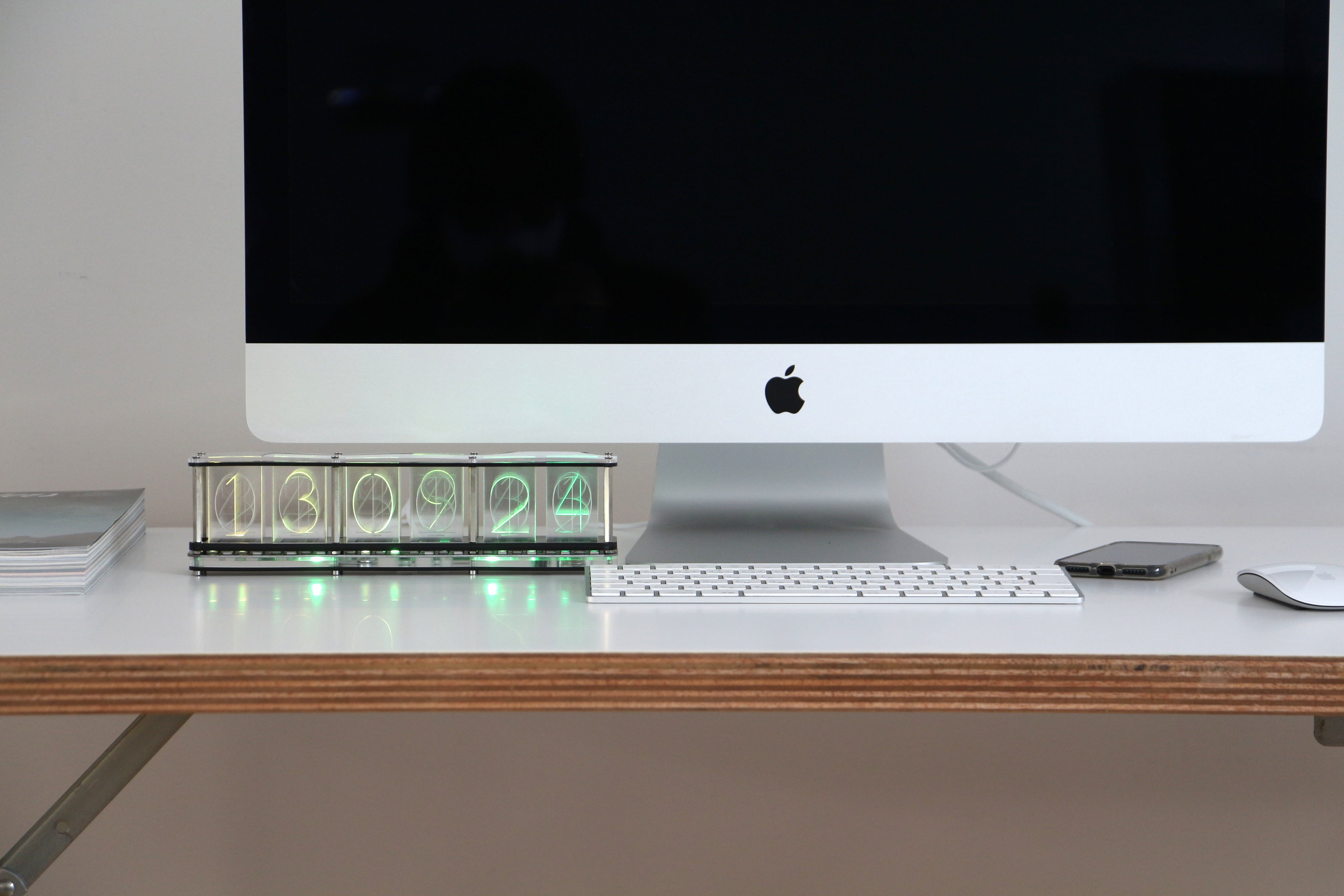 RGB TUBE CLOCK | docketstore