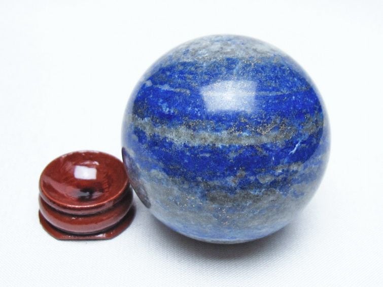 ラピスラズリ 丸玉 51mm スフィア 置物 一点物 151-10041 | 天然石