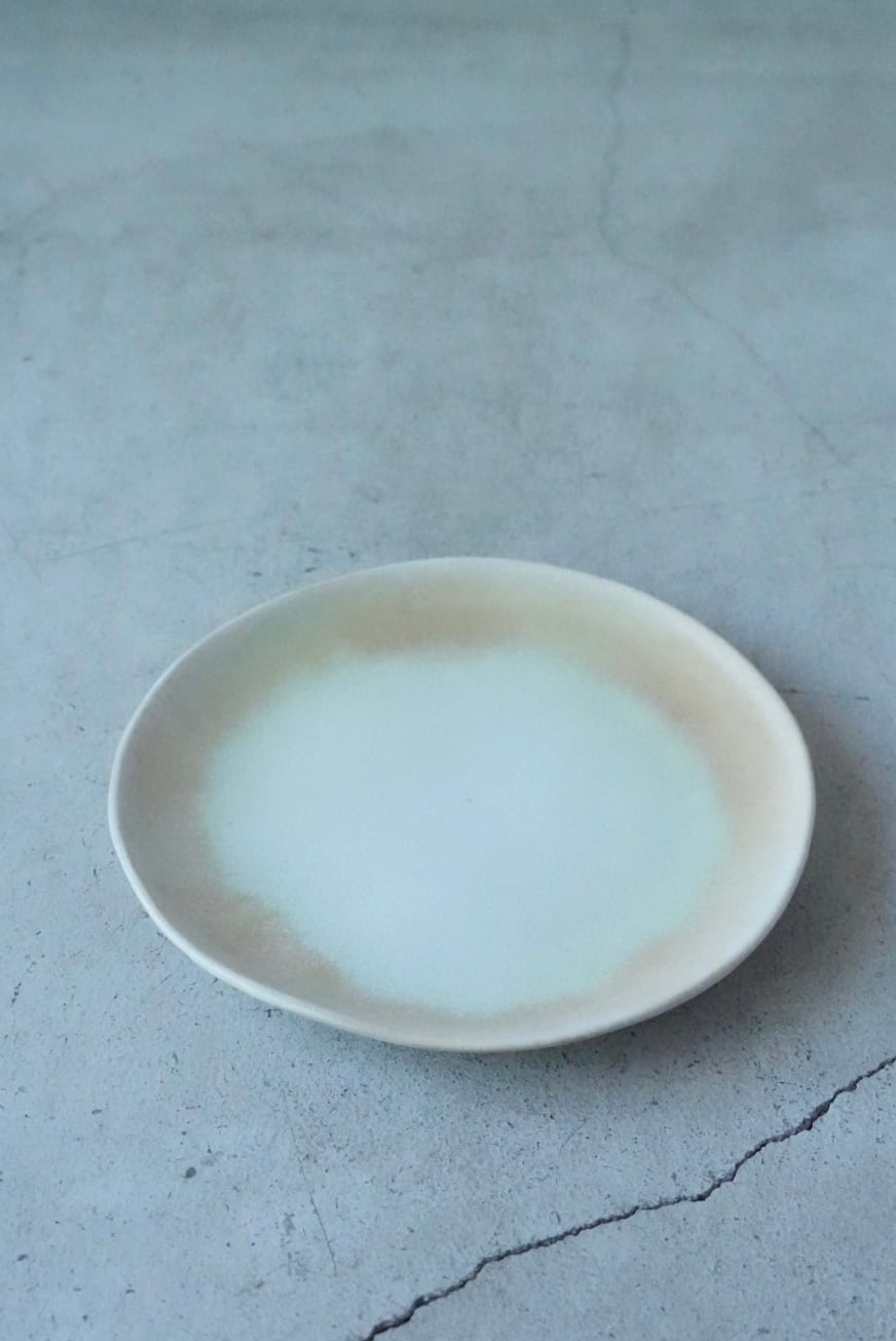 【palette pottery】プレート 直径約18㎝ | パン、ケーキ、副菜など (2607-27)