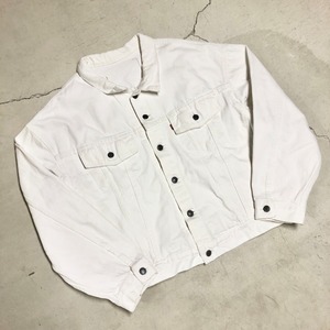 ⊕1990'S LEVI'S WHITE DENIM JACKET
