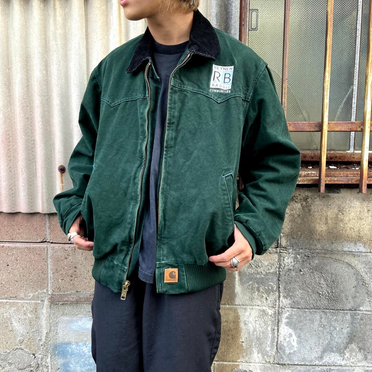 Carhartt カーハート 企業ロゴ刺繍 サンタフェジャケット メンズXL相当  